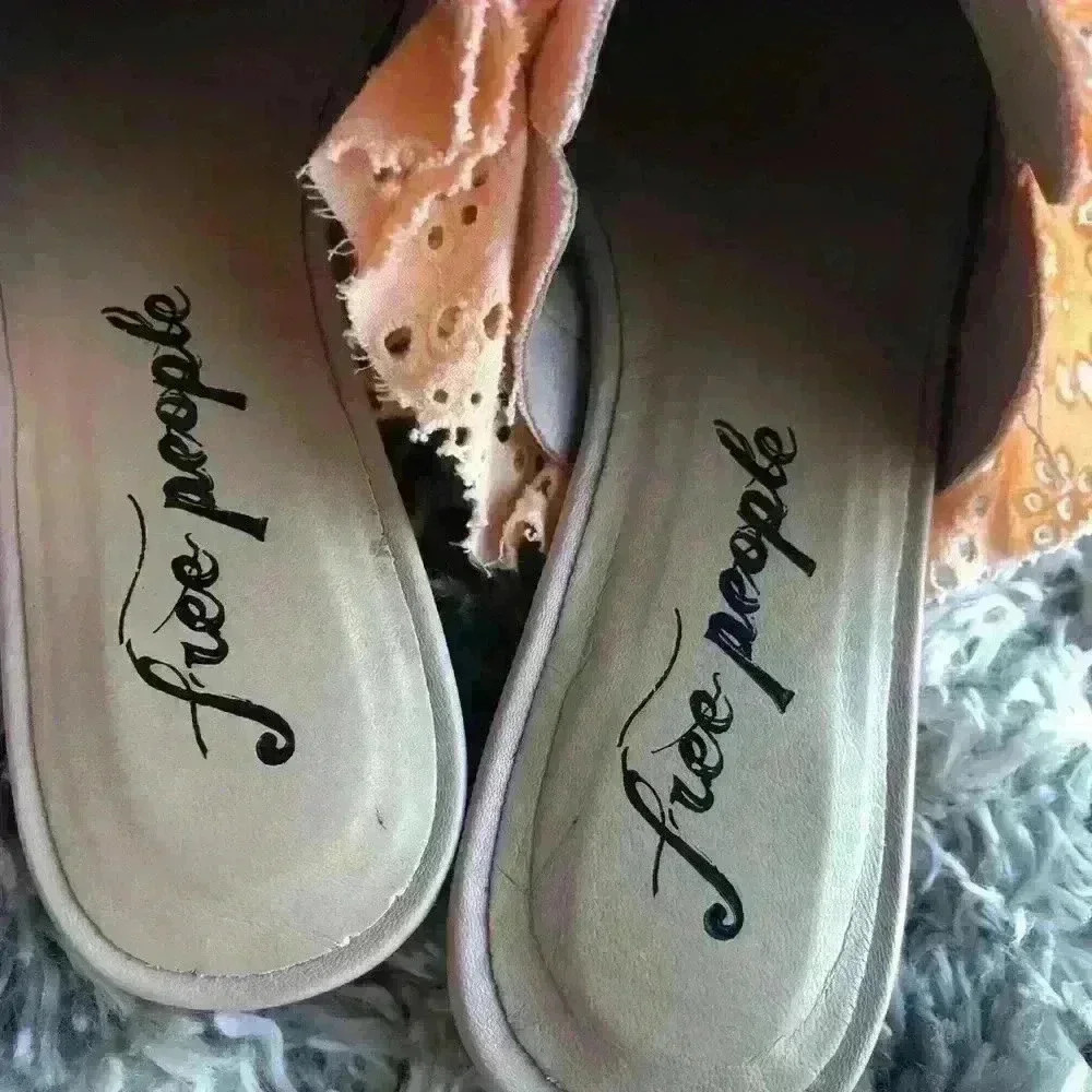 Free People Sienna Mule Coral NWT Size 39 - Picture 7 of 8